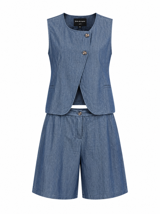 2-Delig set /Bermuda & Gilet