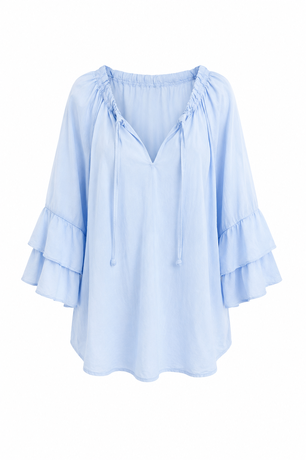 Blouse summer/ licht blauw