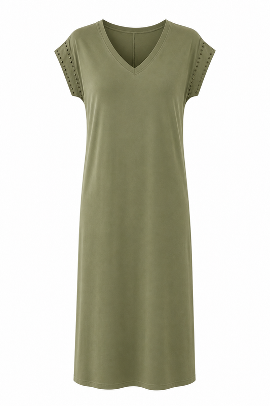 Jurk Studs /Olive