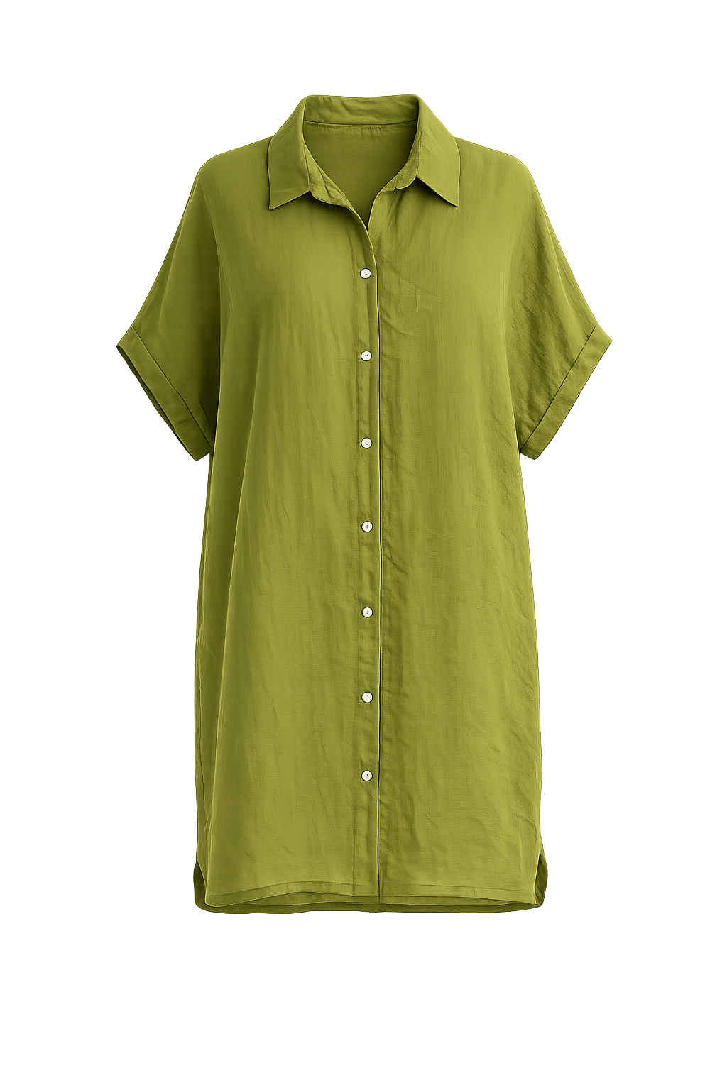 Jurk Debbie/ Linnen groen