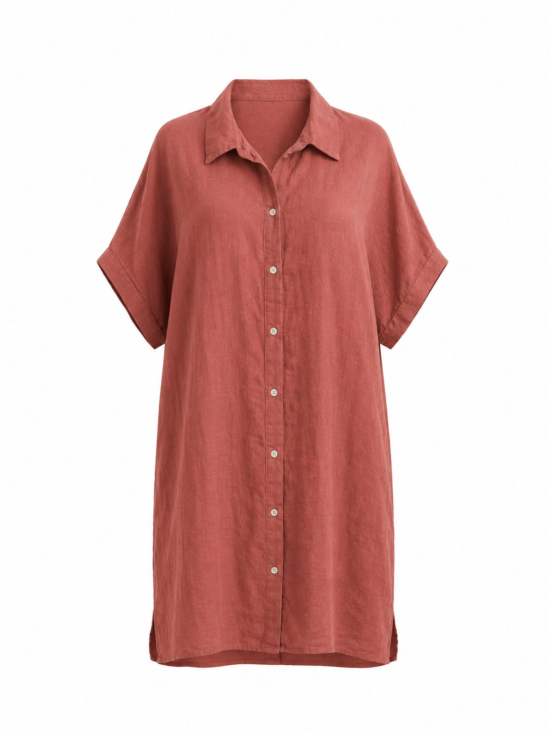 Jurk Debbie/ Linnen roze