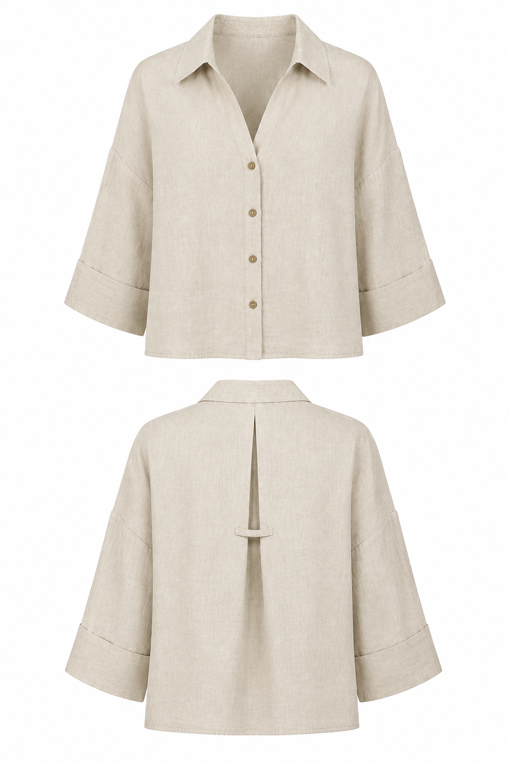 Blouse Linn/ Beige
