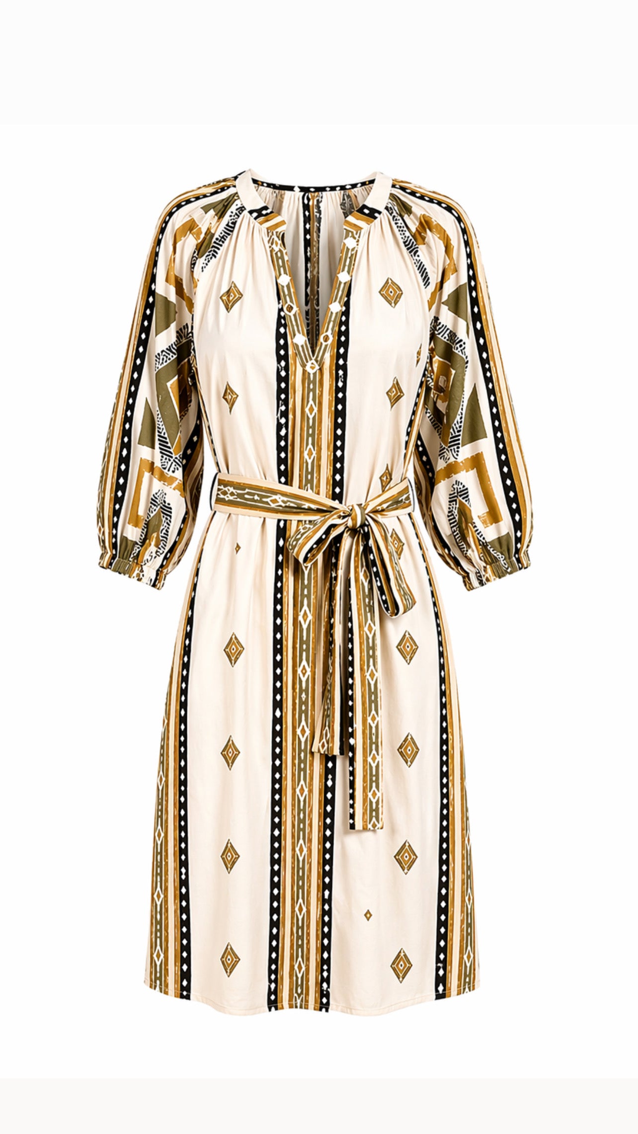 Jurk Tan /midi