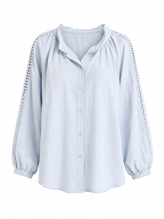 Blouse Vivian/ blauw